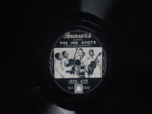 brunswick picture label 03197 the ink spots